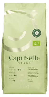 Obrázok produktu pre Organické kávové zrná Caprisette Verde, 1 kg