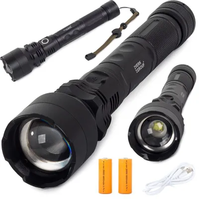 Image de BAILONG 08295 Lampe de poche LED CREE XHP50 ZOOM