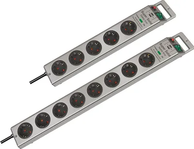Produktbild von Brennenstuhl Super-Solid 13.500A Überspannungsschutz-Steckdosenleiste 8-fach silber 2,5m H05VV-F 3G1,5, 1153340318