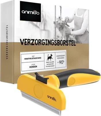 Produktbild von Famanu Bürste für Hunde und Katzen - Unterwolle Kamm für lang- und kurzhaarige Haustiere