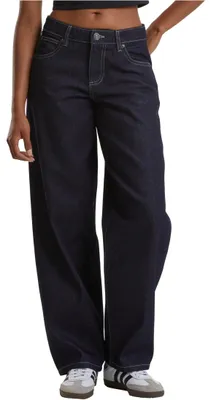Produktbild von Urban Classics Damen Jeans Ladies Mid Waist 90´s Jeans, lässige Jeanshose für Fr