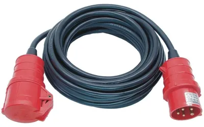 Produktbild von Brennenstuhl CEE Verlängerungsleitung IP44 25m schwarz H07RN-F 5G4,0 5-polig, 1168500