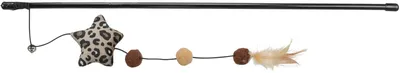 Produktbild von TRIXIE 45386, Katze, Stabspielzeug, Schwarz, Braun, Plüsch, Polyester, 500 mm