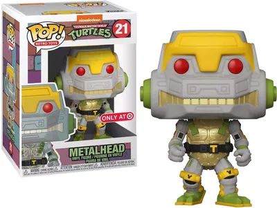 Produktbild von Funko Pop! 52245 Teenage Mutant Ninja Turtles – Metalhead Puppe! Vinylfigur – Exklusive Sonderedition #21