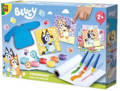 Obrázok produktu pre SES Bluey – kreatívna sada na maľovanie prstami – výtvarná sada pre deti