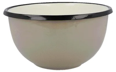 Produktbild von Müslischale Emaille Ø16 cm EUROHOME® – 16x8x16cm – perfekt für Outdooraktivitäten