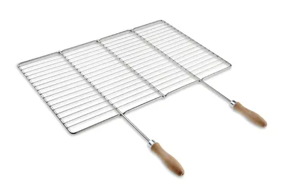 Nerezový grilovací rošt 53x38cm – pohled
