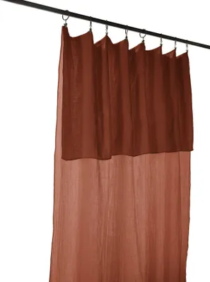 Zdjęcie produktu dla Zasłona 140 x 300 cm GAÏA Terakota