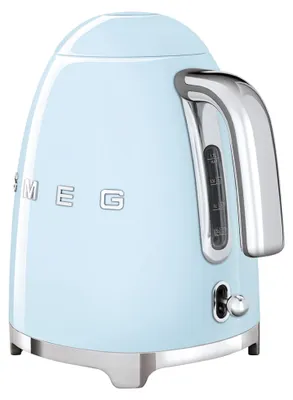 Produktbild von SMEG KLF03PBEU - 1,7 l - 2400 W - Blau - Kunststoff - Edelstahl - Wasserstandsanzeige - Überhitzungsschutz