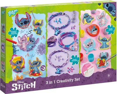 Immagine prodotto di Totum TOTUM DISNEY STITCH 3in1 kūrybinis rinkinys, 700161