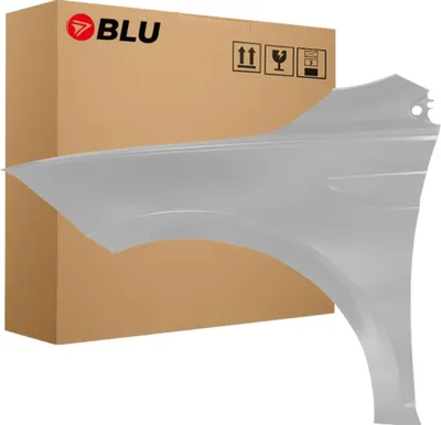 Image de BLU Aile Compatible avec VW Volkswagen Polo AW VI 6 LA7W Gauche Silber ReflexSilber | 2017- | Avant | Peint| Prêt à Monter | Acier