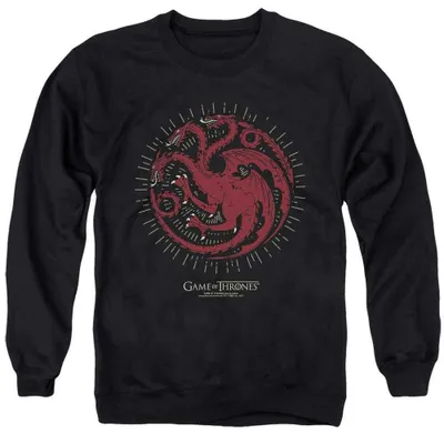 Obrázek produktu pro Mikina "Targaryen" ze seriálu Hra o trůny, uni, pro muže/ženy, model TV39000 (velikost M), černá