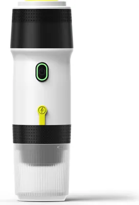 Produktbild von Tragbare Kaffeemaschine für Auto Haus Reisen 3 in 1 Cordless Elektrische Kaffeemaschine Arbeit mit Kapsel und gemahlener Kaffee Mini Cold Brew und Heizung Kaffeemaschine mit 120ml Tasse