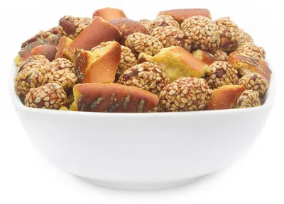 Produktbild von CrackersCompany Honig-Senf-Brezel-Erdnuss-Mischung (Golden Coast Blend), Vorratspackung 3 kg