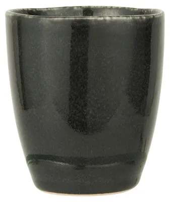 Produktbild von IB Laursen Becher DUNES Schwarz ANTIQUE BLACK ohne Henkel Keramik Geschirr Tasse
