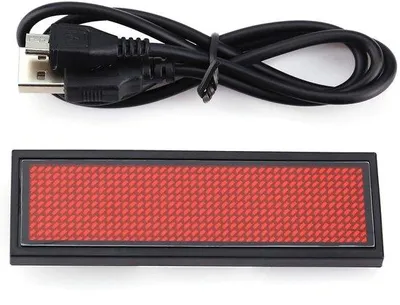 Image de Panneau publicitaire LED – Écran numérique défilant – 12 x 9 cm – Programmable – Idéal pour les événements – Qualité industrielle