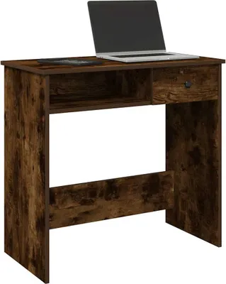 Immagine prodotto di vidaXL Scrivania rovere affumicato 80x40x75 cm materiale a base di legno