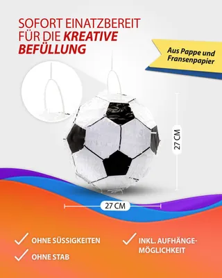 Großes Fußball-Banner 8,2x1,5m: Partydeko Für Geburtstage, Sportfeste & Events