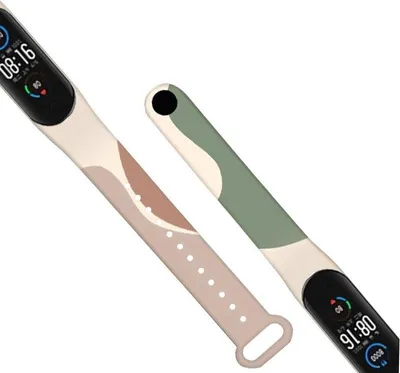 Produktbild von Moro Armband für Xiaomi Mi Band 6 / Mi Band 5, Silikonarmband, Muster 4