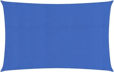 Image de Voile d'ombrage 160 g/m² rectangulaire bleu 4x7 m PEHD