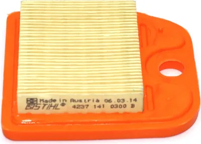 Ersatz Luftfilter Für Stihl Gartengeräte – Kompatibel Mit KM130R, SP90, FS120, MM55 Uvm., Orange, 8,8x7,1x2,5 Cm