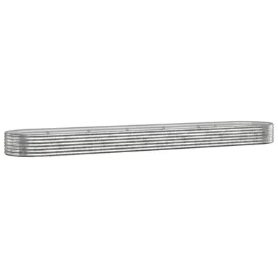 Produktbild von vidaXL Hochbeet Verzinkter Stahl 507x100x36 cm Silbern