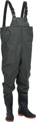 Produktbild von HOMMIE Wathose mit Stiefeln Dunkelgrün Größe 40 Promotion519247 - Regenhosen