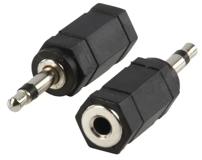 Produktbild von Valueline AC-002, 3.5mm, 3.5mm, Männlich/Weiblich, Schwarz