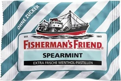 Produktbild von Fisherman's Friend Spearmint ohne Zucker 24x25g