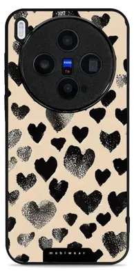 Produktbild von Handyhülle für Vivo X300, Mobiwear Glossy Case, Beige Liebe