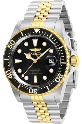 Obrázek produktu pro Invicta Pro Diver 30094 Pánské Hodinky - Automatické Hnutí - Nerezová Ocel s Černým Ciferníkem - 42 mm