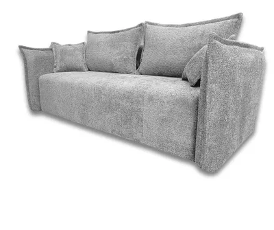 Produktbild von Hanzi - Schlafsofa 222 x 110 x 77 cm Sofa mit Schlaffunktion - Luna Hellgrau