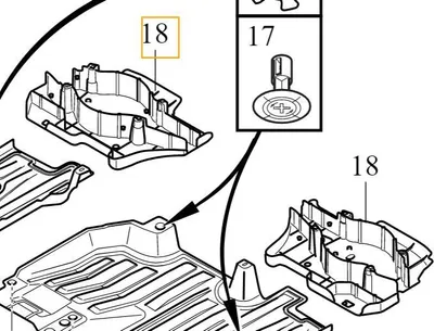 Zdjęcie produktu dla Osłona tylnego prawego wahacza VOLVO XC40 32221530