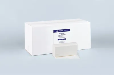 Image de FRIPA 4052104 FRIPA Essuie-mains en papier 4052104 Comfort Pliage Interfold 2 plis 1.860 serviettes