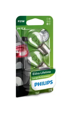 Produktbild von Philips 12498LLECOB2 P21W EcoVision 5W 12V blister