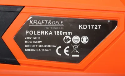 Produktbild von Elektrische Poliermaschine 2500W Kd1727