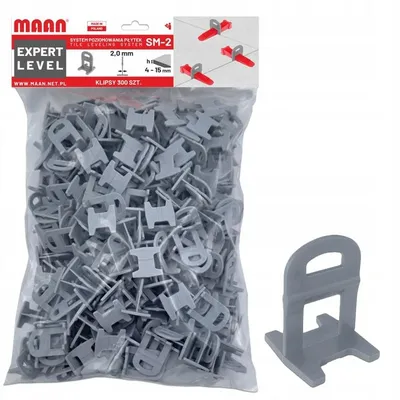 Produktbild von Maan Fliesen Nivelliersystem Clips 3,0 mm Fuge 300 Stück