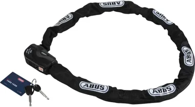 Zdjęcie produktu dla ABUS 1060/140_BLACK, Blokada łańcucha, Czarny, Klucz, 1400 mm, 3,26 kg, 1 cm