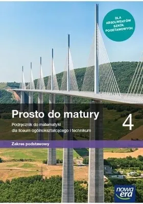 Productafbeelding van Prosto do matury 4 Podręcznik do matematyki zakres podstawowy Nowa Era