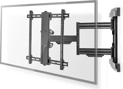 Immagine prodotto di Nedis supporto a parete per TV completamente mobile - 37 - 80" - peso massimo dello schermo supportato: 50 kg - inclinabile - ruotabile - distanza minima dalla parete: 70 mm - distanza massima dalla parete: 650 mm - 3 punti di rotazione