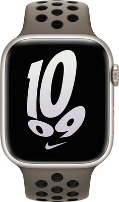 Image de Bracelet Apple Sport pour Apple Watch | 38/40/41/42 mm - Olive Grey / Black