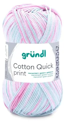 Produktbild von Gründl Baumwolle quick print,50g/125m,100% Baumwolle,Farbverlauf 241