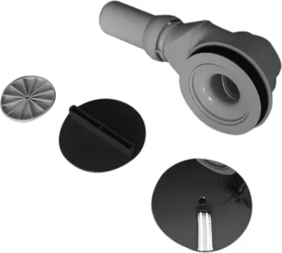 Obrázok produktu pre Duravit Odtok sprchovej vaničky, 90 mm horizontálny odtok, chróm, 1 ks.