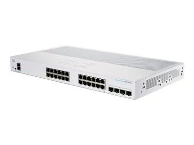 Produktbild von Cisco CBS250-24T-4G-EU Managed L2/L3 Gigabit Ethernet (10/100/1000) Netzwerk-Switch Silber