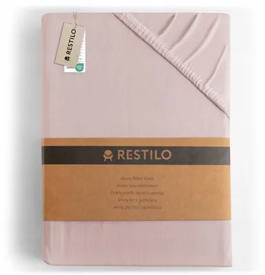 Produktbild von DecoKing RESTILO Spannbettlaken Lilac Baumwolle 90x200 cm