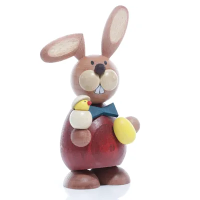 Produktbild von Osterartikel Osterhase mit Küken Höhe=12cm NEU