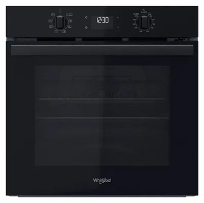 Image de Four intégrable 71l 60cm pyrolyse + hydrolyse noir - Whirlpool - OMR55RR0B - ligne origin