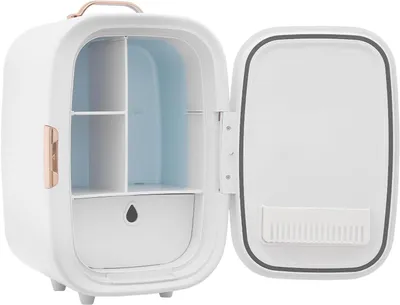 Obrázek produktu pro Mini lednička – lednička na kosmetiku – chlazení kosmetických produktů – chlazení a ohřev – 12 litrů – bílá barva