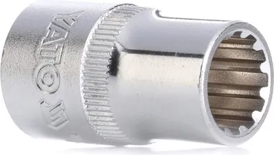 Produktbild von Yato YT-1465, Einzelner Artikel, Ratschenschlüssel, Chrom-Vanadium-Stahl, 1/2", Chrom, 38 mm