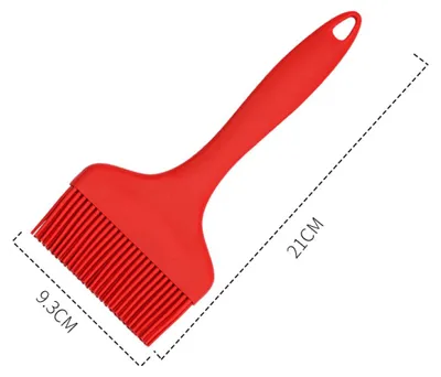 CSH24220 Flacher Gummipinsel Mit Runder Kante – Extrahart, 5 Cm, Für Präzises Arbeiten Mit Farbe & Ton